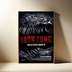 [No frame] Iron Lung (2026) Horror Movie Poster, Modern Movies Art Print,  Cloth Poster, Poster for Gift, Film Fan Collection