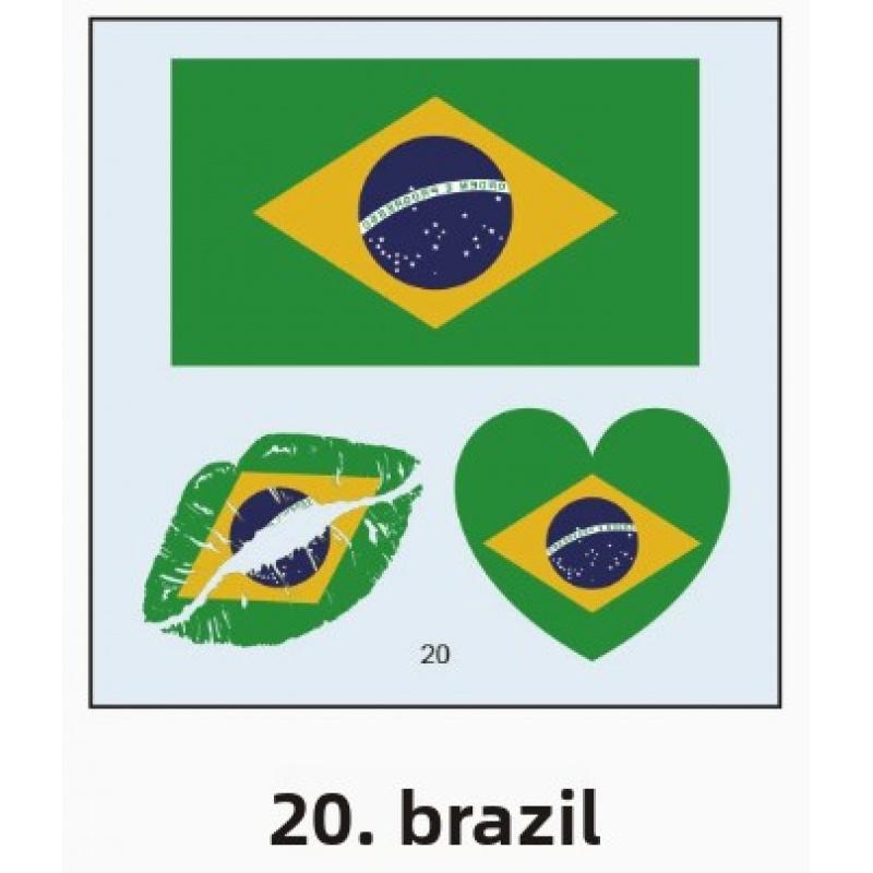 Pour Choices 2026 New Design USA, Canada, and Mexico World Cup Flag Temporary Tattoos, Football Match and Sports Event Water Transfer Face Stickers