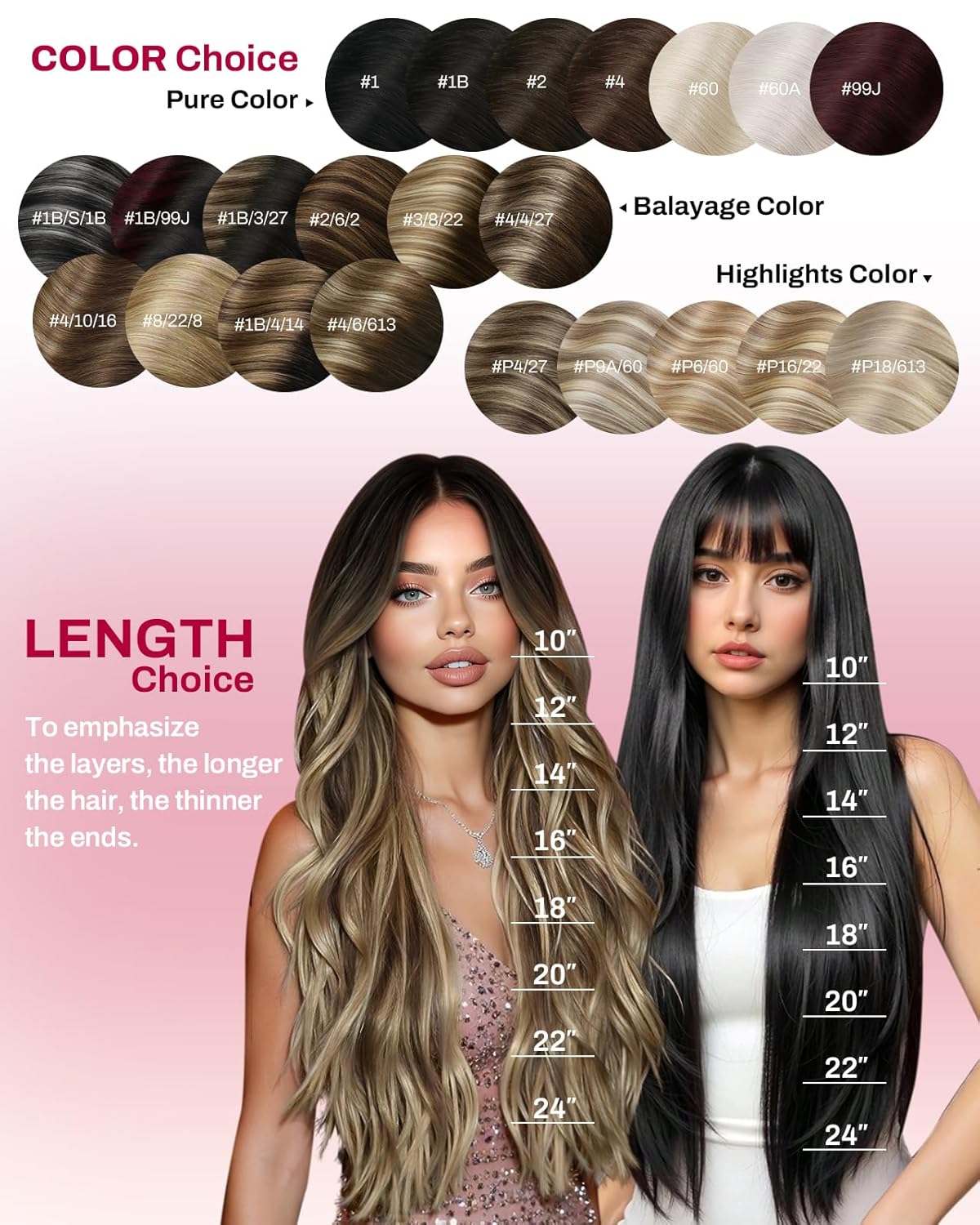 MORESOO Clip-in Hair Extensions Remy Human Hair Natural Straight 10-28inch Invisible Seamless Color Blend Easy Wear Black Hair Clip on for Women SpringStatements MORESOO Clip-in Hair Extensions Remy Human Hair Natural Straight 10-28inch Invisible Seamless Color Blend Easy Wear Black Hair Clip on for Women SpringStatements