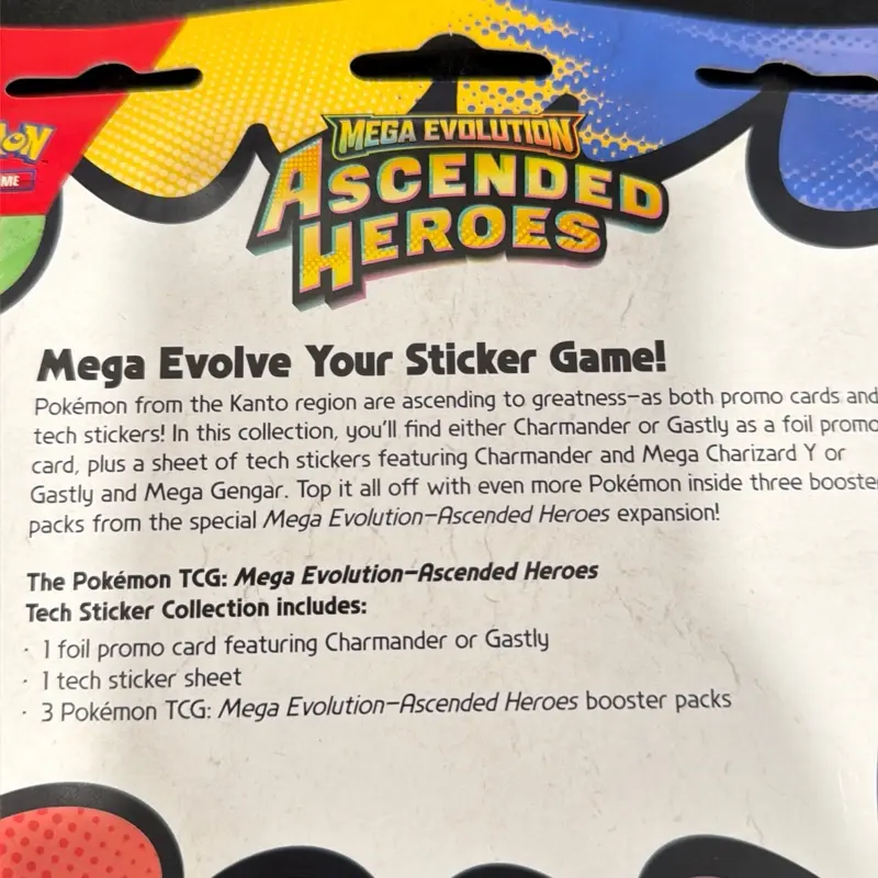 Pokemon Ascended Heroes Tech Sticker Collection - TikTok Shop