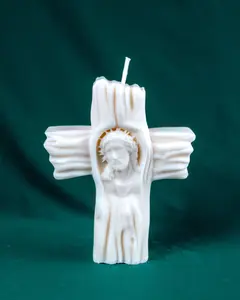 Jesus Cross Candle