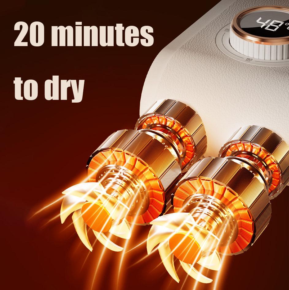 Work Boot Dryer with Smart Timer & Auto Off: TelescopicFolding Design, Boot Warmer & Deodorizer for Work Boots Work Boot Dryer with Smart Timer & Auto Off: TelescopicFolding Design, Boot Warmer & Deodorizer for Work Boots