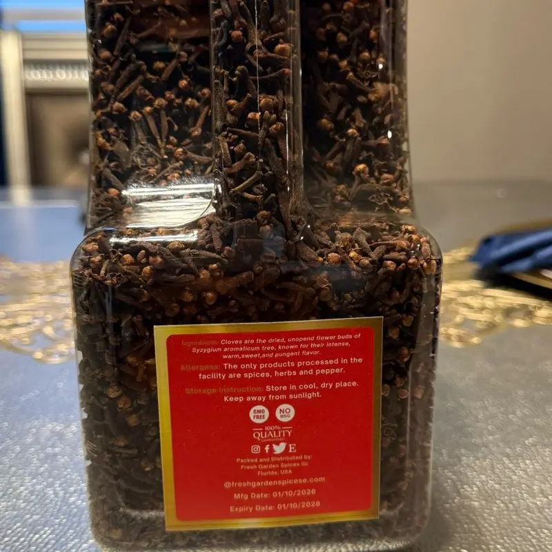 Ceylon Cloves. 128 oz,DIRECT FROM NATURE: These are the whole immature buds of the evergreen tree Syzygium aromaticum, grown and hand-picked in Sri Lanka, then dried and packaged in airtight bags to bring you the distinct Ceylon flavor and aroma.