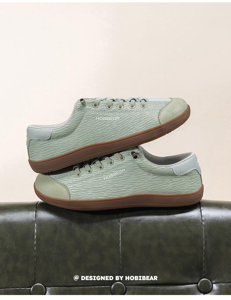 HOBIBEAR   Wide Toe Spring Autumn Fabric Breathable Mesh Upper Sports Dad Shoes with Soft Sole and Wide Fit for Daily Casual Wear