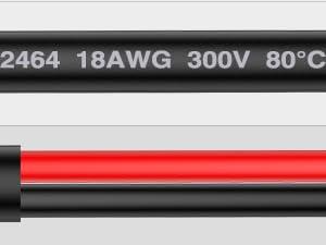 Nilight 50FT 18AWG Oxygen-Free Copper Wire Red Black Electrical Wire Stranded PVC Cord 2 Conductor Parallel 300V DC Flexible Extension Cords for LED Strips Lamps Lighting Cable Home