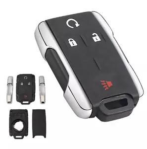 4 Button Remote Keyless Entry Fob Shell for GMC Sierra, Canyon 2014 - 2022 FCC ID: M3N-32337100 PN: 13577770, 84540865 (No Electronics or Circuit Board are Included.)