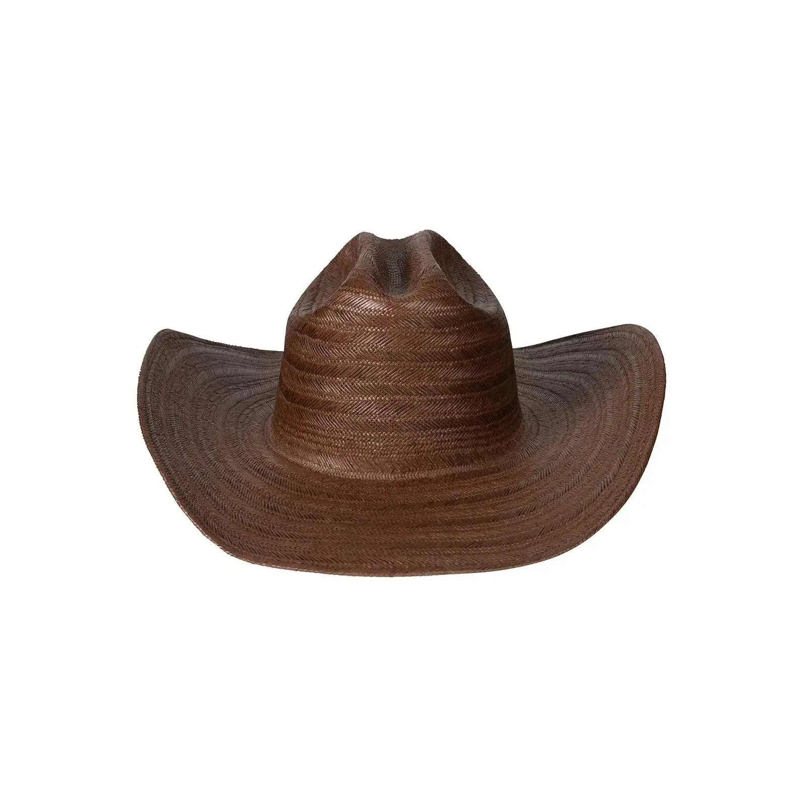 Women's Tall Crown Country Hats, Wide-Brim Woven Cowboy Hat for Coastal Cowgirl Looks and Rodeo Outfit Inspo, Western Ootd, Hand Washed, Paper Weave, Steam Reshapes, Zigzag Print, Exploring Hidden Gems, Crown Height Center Front Approx. 12Cm, Daily, Femal