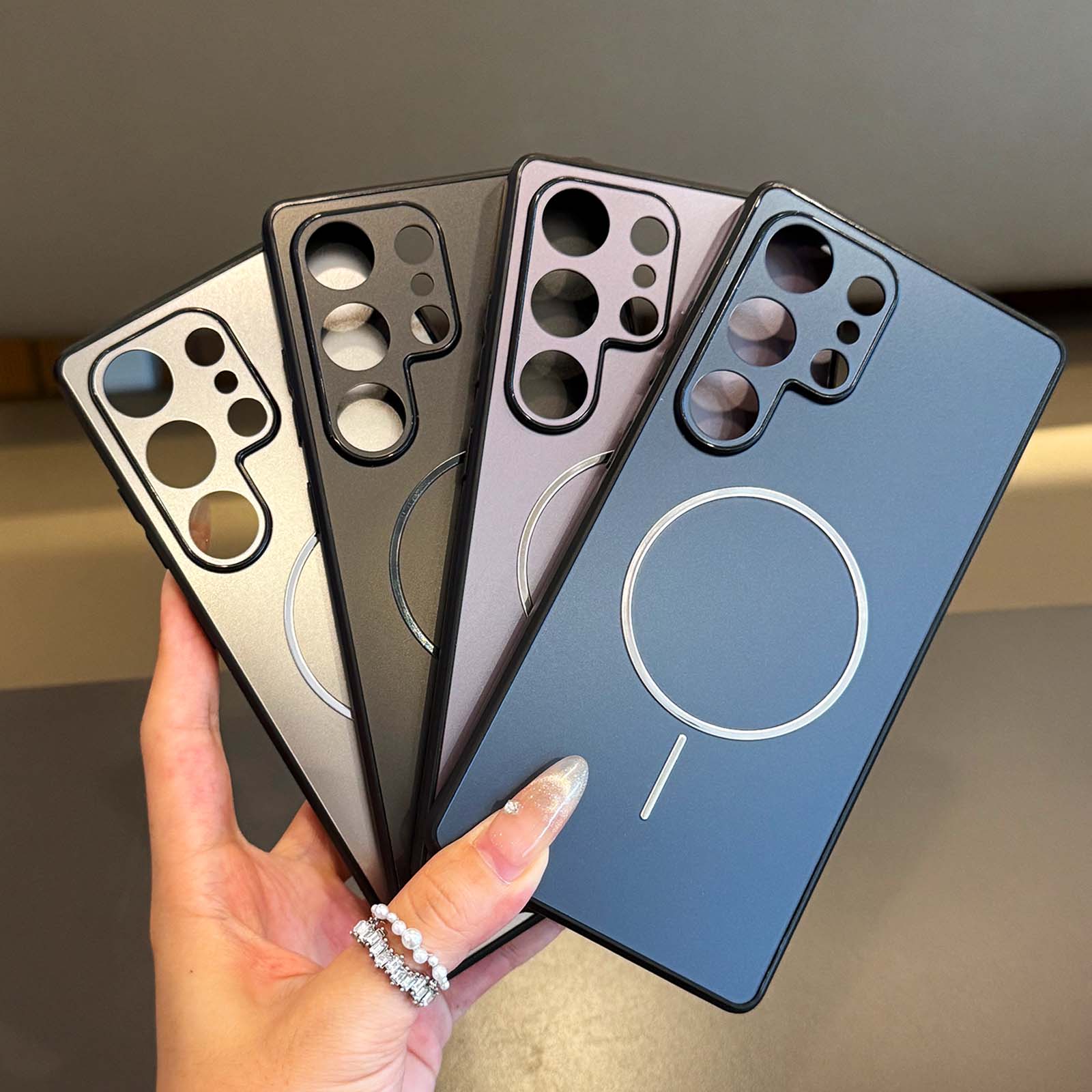 Samsung Galaxy Full Coverage Lens Shockproof  Phone Case for Samsung Galaxy S25 S24 S23 Plus Ultra  Dustproof Magnetic for Girls & Boys Wireless MagSafe Accessories