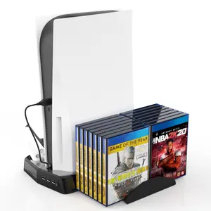 Vertical Stand with 2 Controller Charging Dock Cooling fan