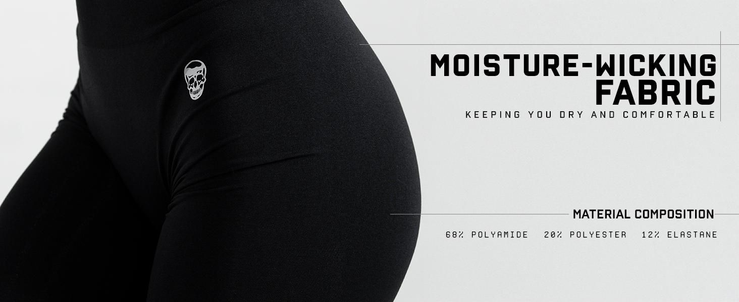 Gymreapers Infinity Seamless Workout Gym Leggings Ultra Comfortable Moisture Wicking Four Way Stretch Fit Back Scrunch Leggings for Women Activewear Skinny Yoga Bottoms High Waist