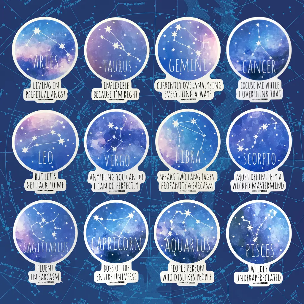 Zodiac Stickers