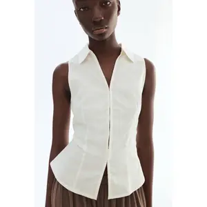 H&M Sleeveless cotton shirt H&M Sleeveless cotton shirt