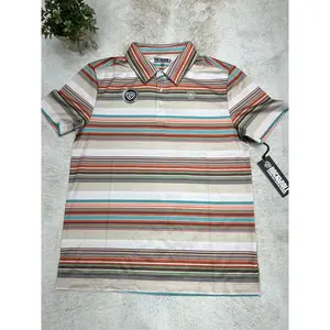 Serape Stripes Print Polo by Rock and Roll Denim