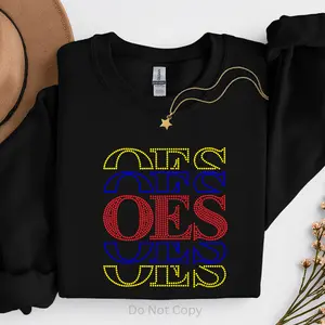 OES Stacked Rhinestone Transfer