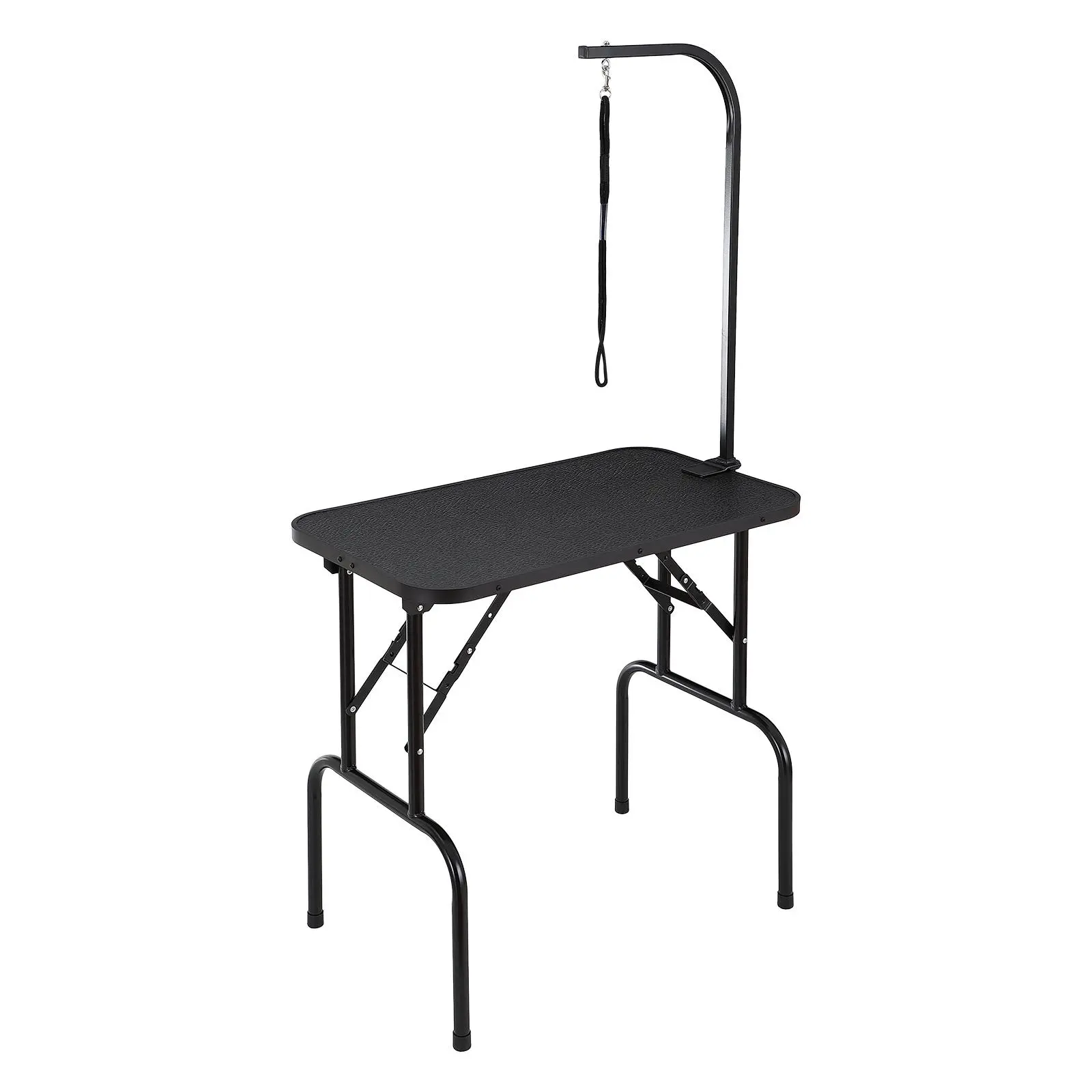 VEVOR Pet Grooming Table Arm with Clamp,  32''x18'' Dog Grooming Station, Foldable Pets Grooming Stand for Medium and Small Dogs, Free No Sit Haunch Holder with Grooming Loop, Bearing 220lbs#BackToSchool