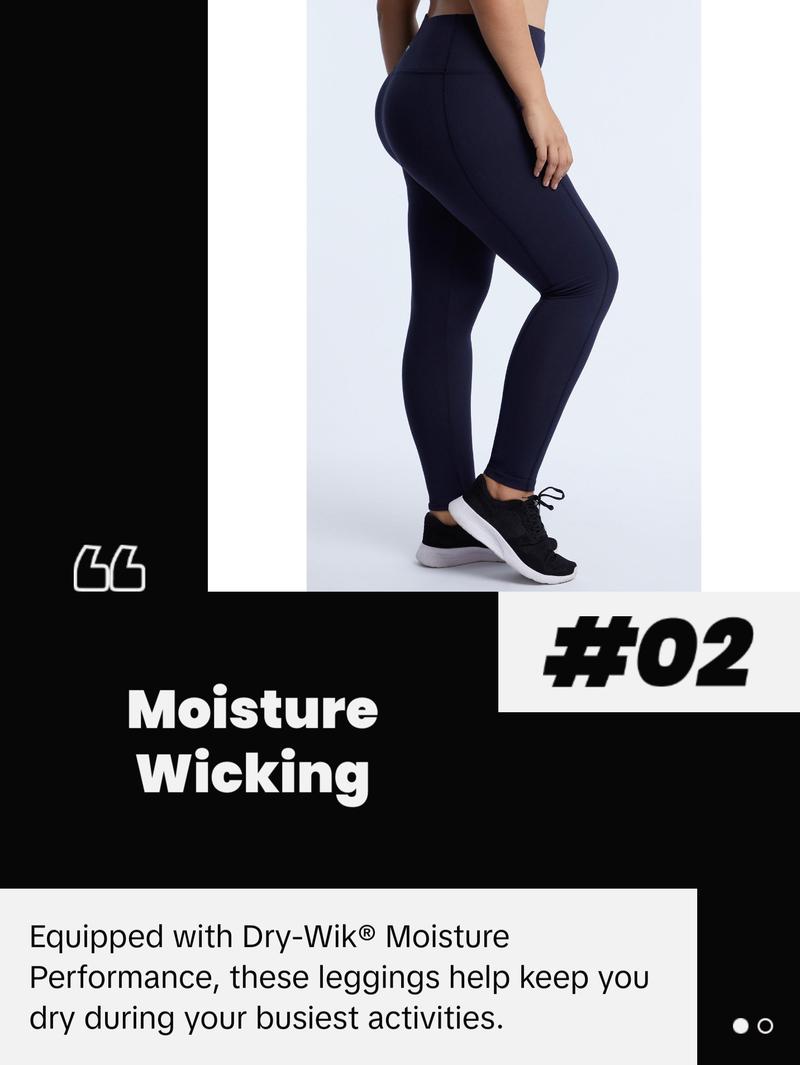 High-Rise Tummy Control Leggings (Plus Size) Mesh Spandex