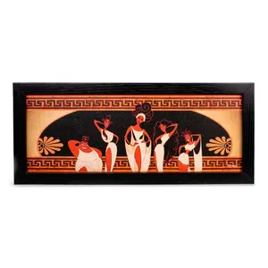 Disney Hercules "Muses Pose" Hanging Sign Gel Coat Framed Wall Art