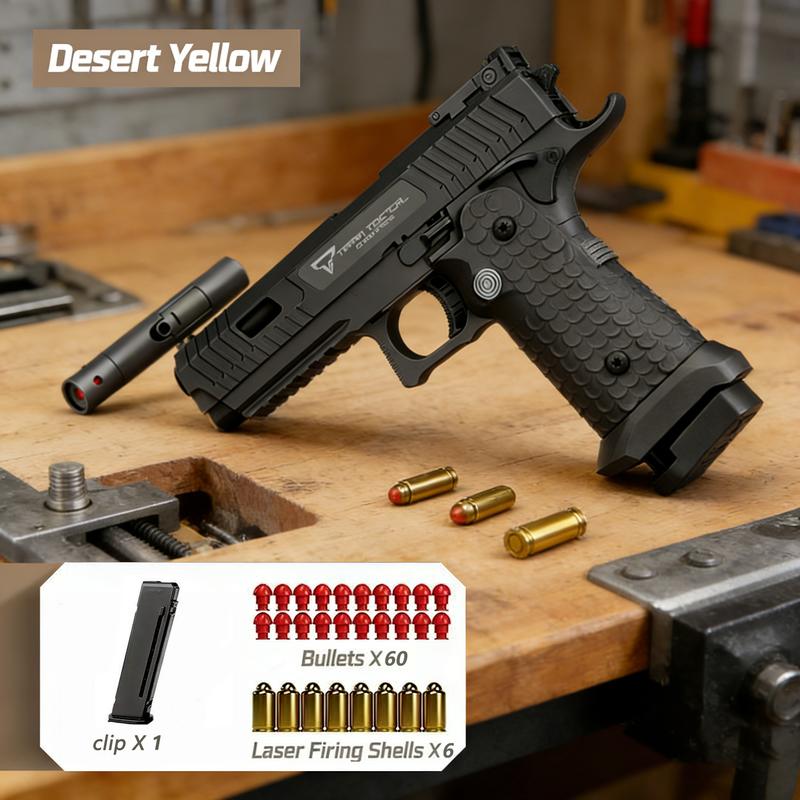 Tactical Master 2011 Tactical Softair Gun Toywith Shell Ejection Mechanical Fast ReloadDesign for Cosplay Collection Grade QuickAssembly Safe Durable Multi-SceneCompatible Valentine's Day gifts