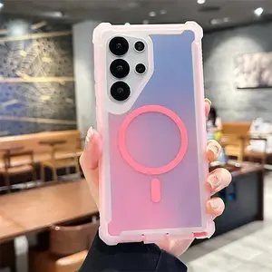 Compatible with S26Ultra/S25Ultra/s24/s23 phone caseThe Chameleon phone case is too empty, with all four corners fully covered, making it a drop-resistant phone case-HN310-7