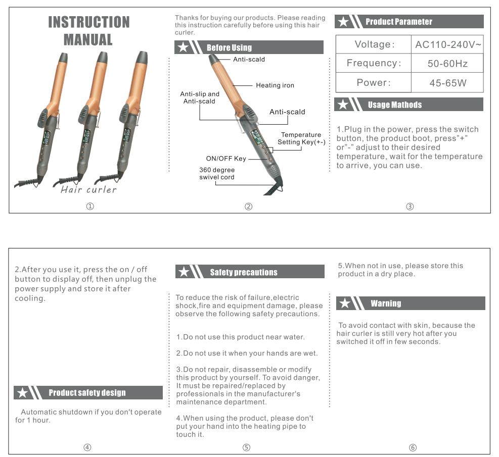 Thirtek 1/1.25/1.5 Inch Curling Iron with Ceramic Tourmaline Barrel, Curling Wands with 15 Temps for All Hair Types Long-Lasting, Smooth Salon Finish, 60-min Auto Shut-Off, Dual Voltage Hair Curler Adjustable planchas de cabello plancha de cabello
