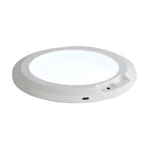 Rechargeable Motion Sensor Ceiling Light with Remote - Magnetic Wireless Ceiling Light Battery Powered for Closet Shower Stairs Shed Hallway Porch Patio ect,Suitable for various scenarios, easy to install.