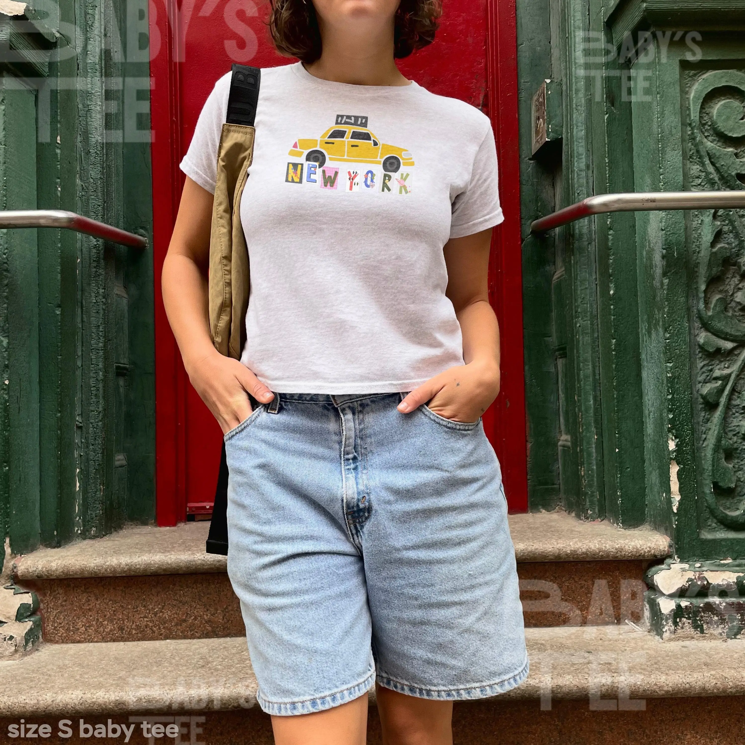New York Graphic Baby Tee Nyc Baby Tee Baby Tee Y2k New York Top Y2k Baby Doll Womens Shirt New York Taxi Shirt Baby Tee Womens