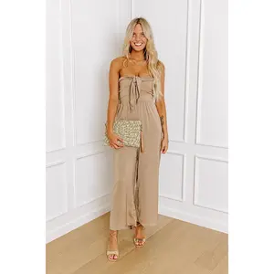 Feeling Confident Satin Jumpsuit