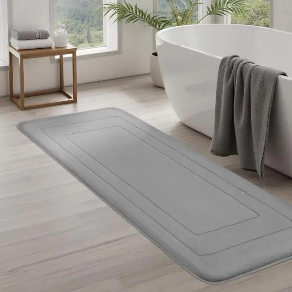 3-Piece Luxury Bath Mat Set - Ultra Thick & Absorbent Microfiber, Non-Slip Bathroom Rugs for Tub, Shower & Toilet