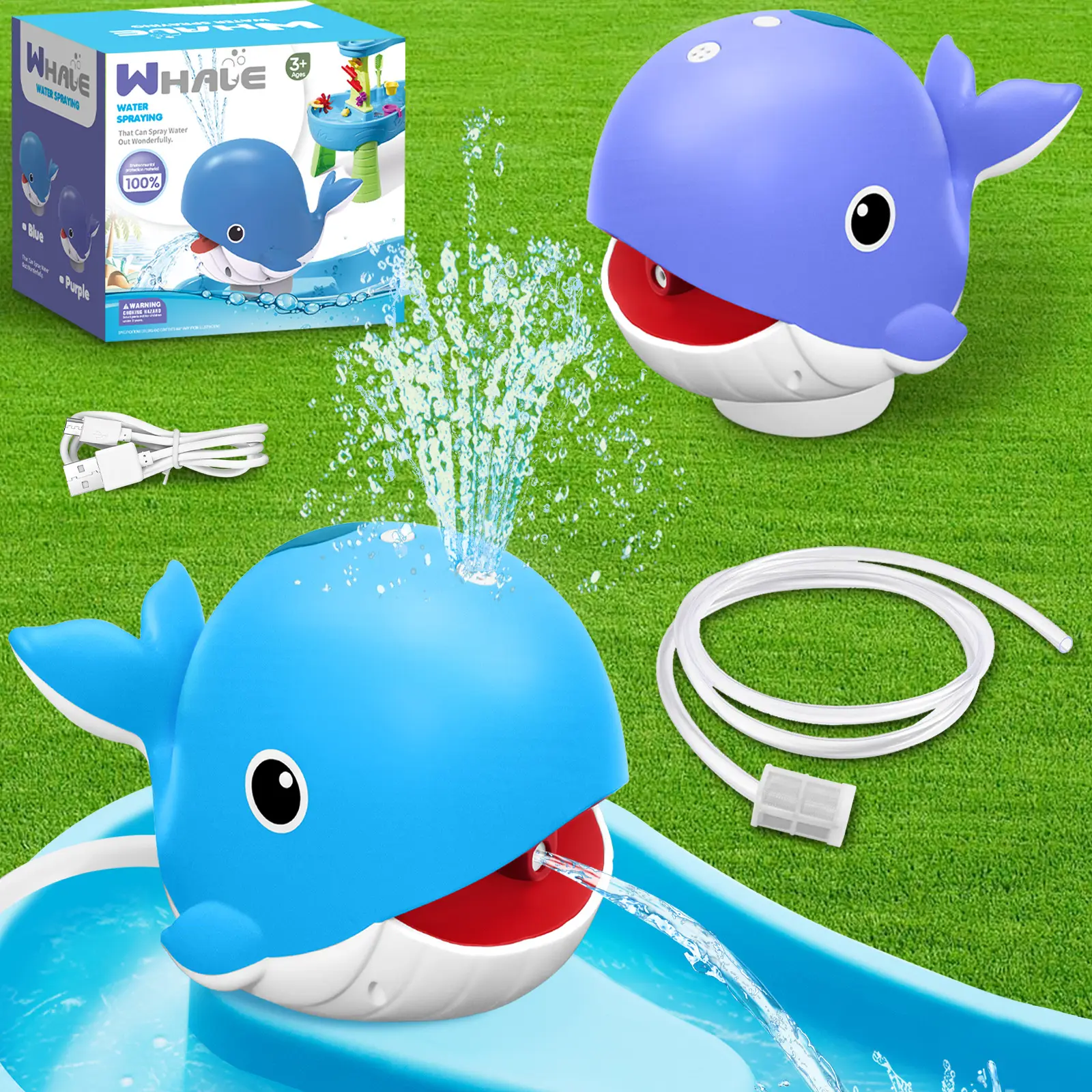 Water Table Pump, Whale Rechargeable Water Pump for Water Table