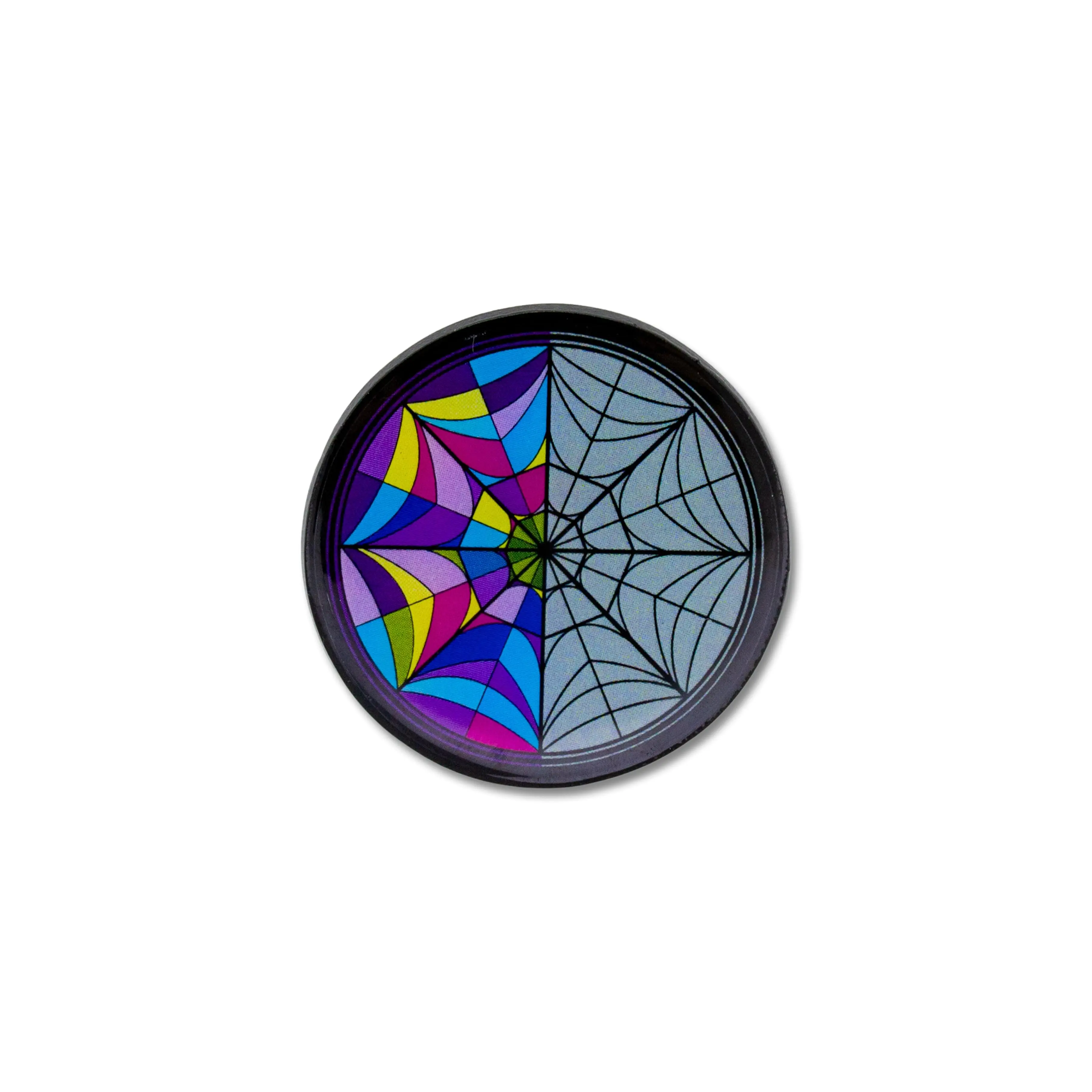 Licensed Enamel Pin with Addams Family Wednesday & Enid Split Window, Unisex Collectible Accessory for Fans, Hats, & Backpacks, Collectibles, Metal Pin, Pin Included