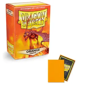 Orange - Matte Sleeves - Standard Size