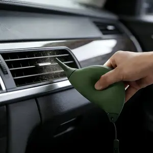 Powerful Car Air Blower | Cleans Car AC Vents, Camera Sensors & Grinder Burrs | Soft Tip & Detachable | Auto Cleaning Tool