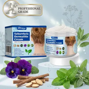 Natural Herbal Folliculitis Cream - Gentle Seborrheic Dermatitis Treatment with Honeysuckle - Soothing Scalp & Body Care for Sensitive Skin - Plant-Based Repair Ointment, 50g