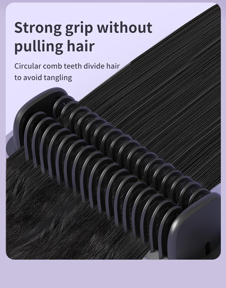 PretiHom Straight Hair Comb Straightening Clipper Comb Straight Hair Curl Dual Use No Harm to Hair, hair straightener hair styling tools Heat Free Styler