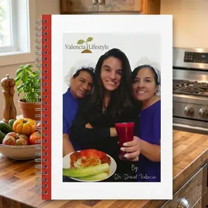 Valencia Lifestyle, Bilingual Spanish English Wellness Guide by Dr Daniel Valencia, Nutrition Fitness Mental Health and Personal Development for a Balanced Healthy Life (Spiral-bound)