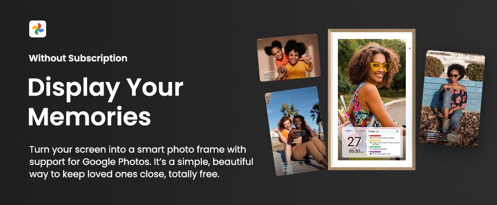 ApoloSign Dual-Mode Digital Family Wall Calendar, 15.6" 21.5" Planner Calendar for Kids Chore Chart, Voice Control & Gemini AI, Tasks, Daily Routines, Meals Plan, Schedules Organizer, No Subscription Fee, Supports Customize Widget Dashboard