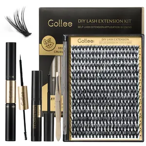 280pcs Individual Lash Clusters for DIY Lashes Extension, D Curl Mix 8-16mm Lash Extensions Clusters Lashes Makeup Eyelash Eyelashes