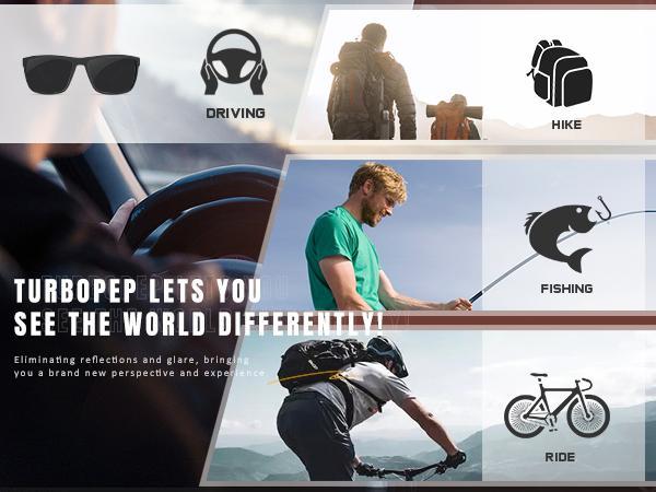 TURBOPEP 3 Pairs Simple Sunglasses For Everyday Use, Unisex Polarized Classes, Square Sunglasses,Lightweight Frame SunGlasses with UV Protection, Travel Accessories,sunglasses for men