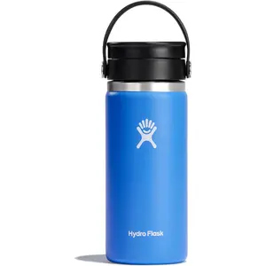 Hydro Flask Wide Mouth with Flex Sip Lid Insulated Water Bottle Travel Mug - 16 oz - Cascade