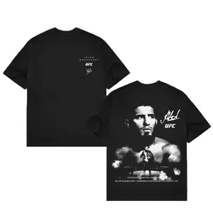 Islam Makhachev UFC 322 T-shirt, UFC MMA Fan Graphic Tees, Gym Wear, Gift for Fighters, Sports Apparel, Menswear, Full Size