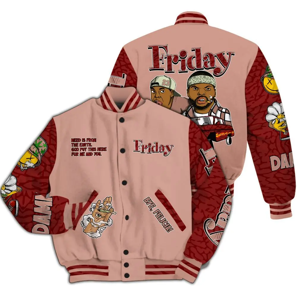 Valentines Day 3s - Friday Sneaker Stress Style All Over Print, Sports Varsity Jacket – Active Lifestyle Wear