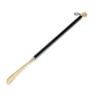 72cm Extra Long Luxury Lion Head Metal Shoe Horn | No Bending for Seniors, Pregnant Women & All Shoe Types