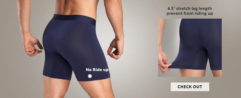 DAVID ARCHY Waistfree Seamless Waistband Mens Underwear 4 Pack Silky Soft Second Skin Modal Boxer Briefs  Underwear for Men Gifts Micro Modal Fabric with Vertical Fly and 3D Pouch Design