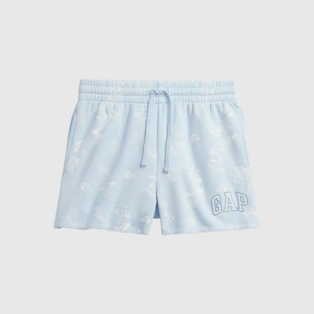 Women's Gap Logo Shorts, Soft Fleece-Cotton Fabric, Stylish Casual Bottoms