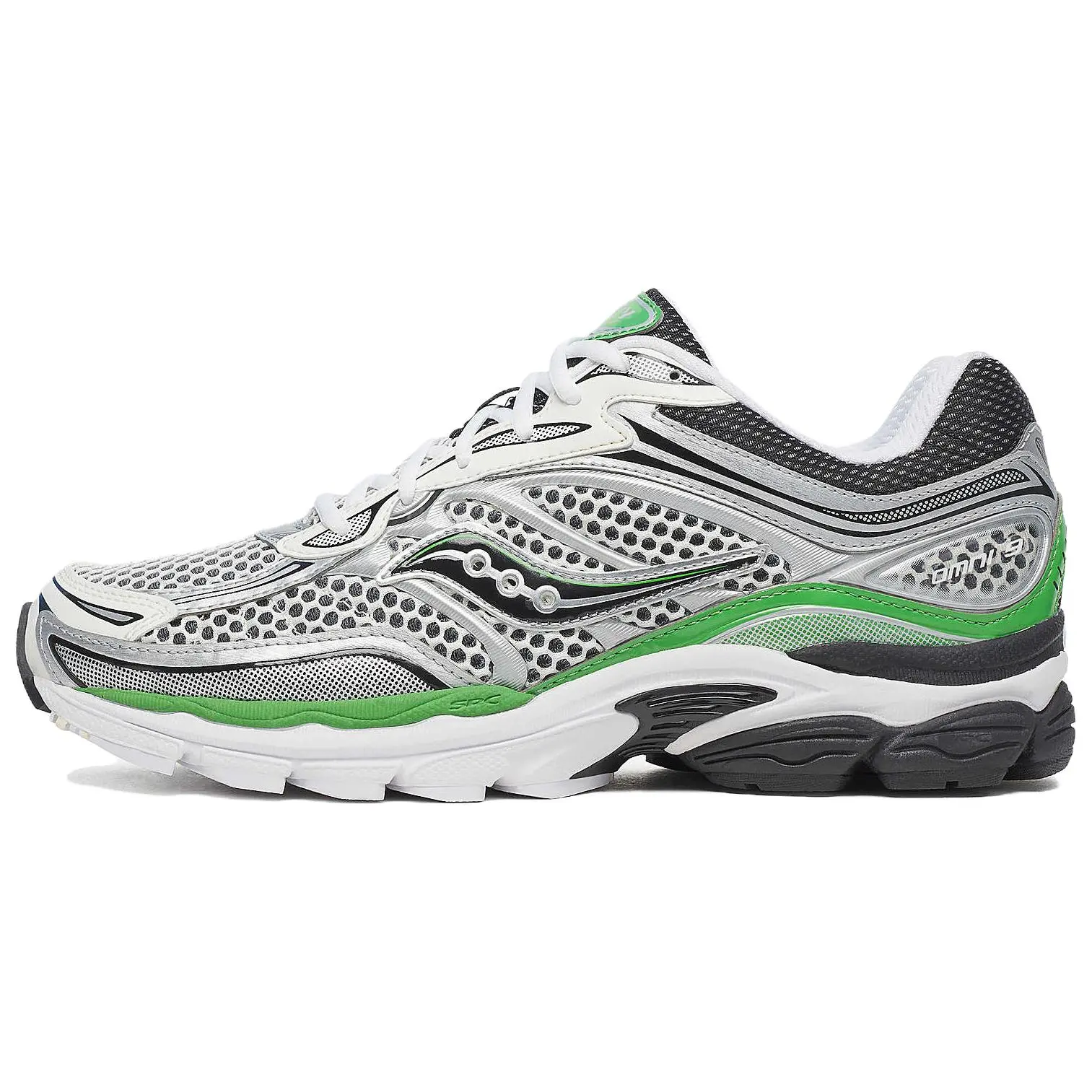 Saucony OG ProGrid Omni 9 'Silver Green' Lightweight, Breathable Casual Running Athletic Shoes, Casual Running Shoes, Workout Sneakers, Training Runner Footwear, Breathable Running Shoes