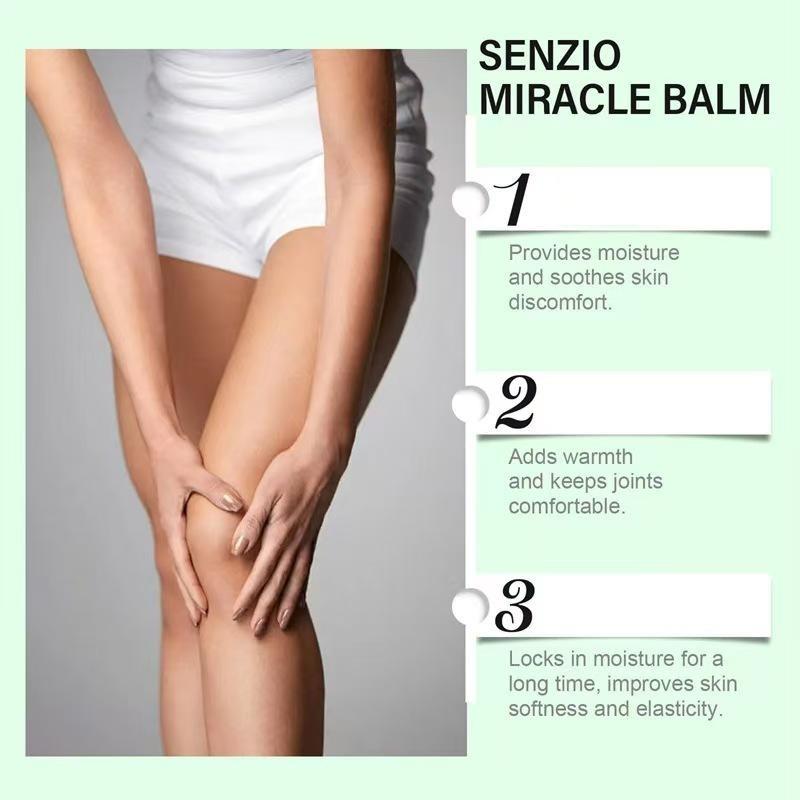Senzio Miracle balm Leg care cream - Gentle Formula for All Skin Types, Soothes Swollen Legs and Relieves Muscle Discomfort (1.05oz)