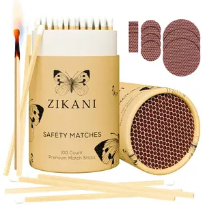 ZIKANI 4" White Tip Matches
