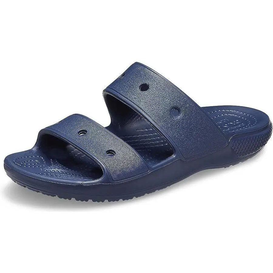 Crocs Unisex Classic Two-Strap Slide Sandals - Navy 206761-410