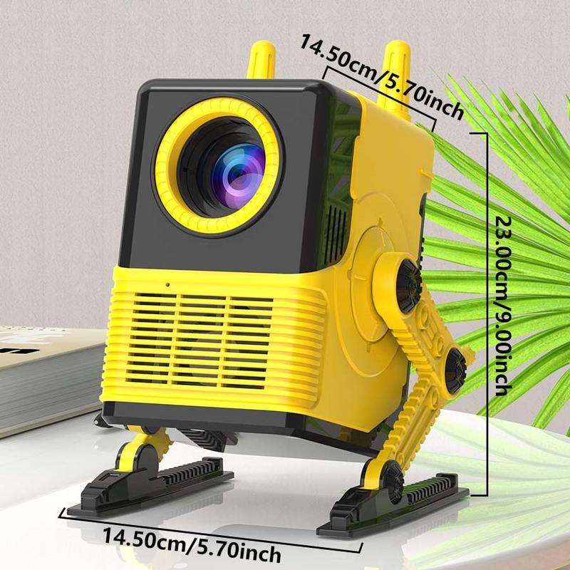 XBJ Projector Smart Outdoor Projector with Android TV 11.0, 1920x1080P Resolution, WiFi & Bluetooth, 120° Rotatable Auto Focus, Netflix & 5000+ Apps - Perfect for Home & Outdoor Movie Experiences Audio