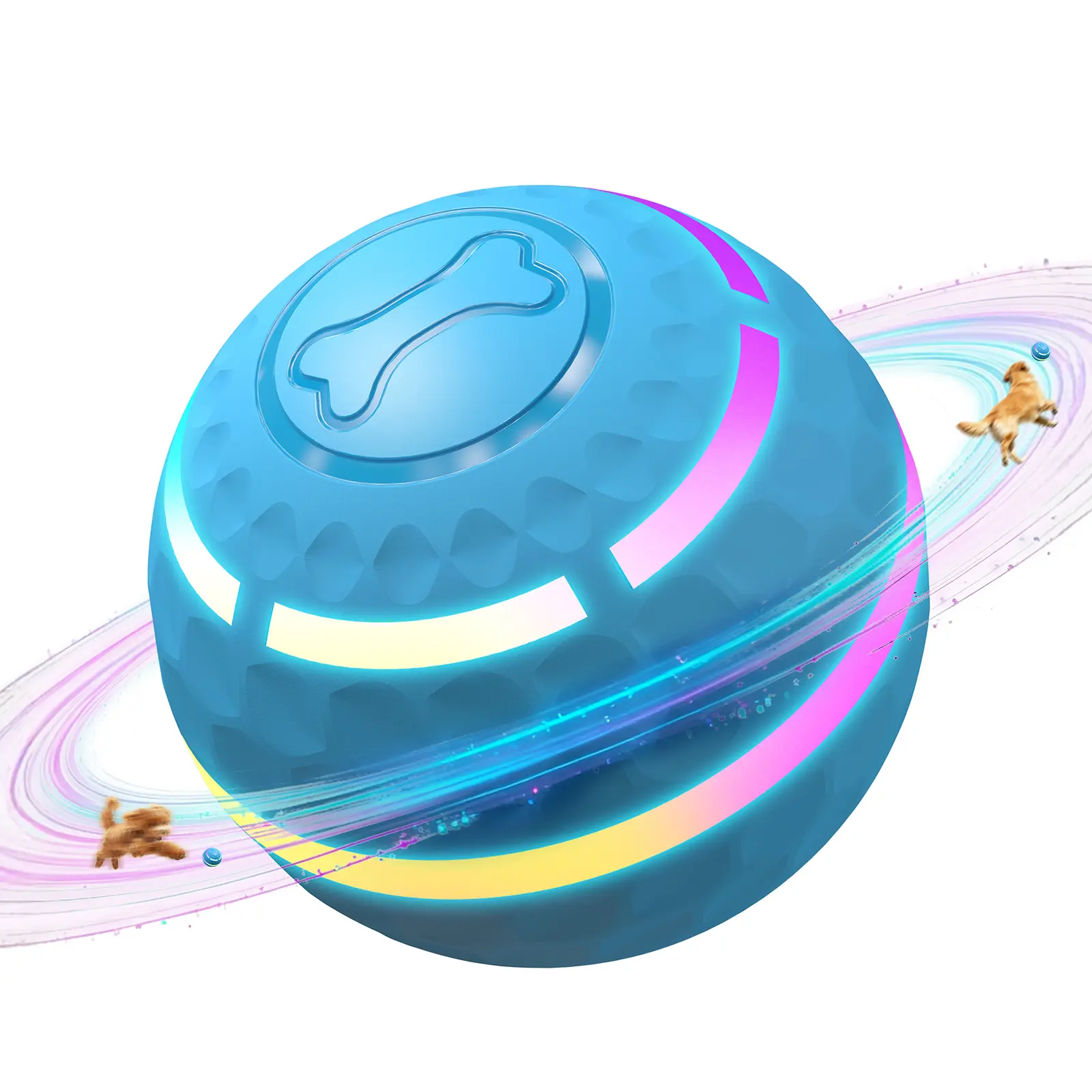 Apasiri Shaky Ball Toy for Dogs, Vibrating & Automatic Moving Dog Ball, USB Rechargeable Interactive Training Toy, Durable Chew Ball for Small, Medium & Large Dogs and Cats, 3.15in / 3.74in - Apasiri Shaky Ball Toy for Dogs, Vibrating & Automatic Moving Dog Ball, USB Rechargeable Interactive Training Toy, Durable Chew Ball for Small, Medium & Large Dogs and Cats, 3.15in / 3.74in -